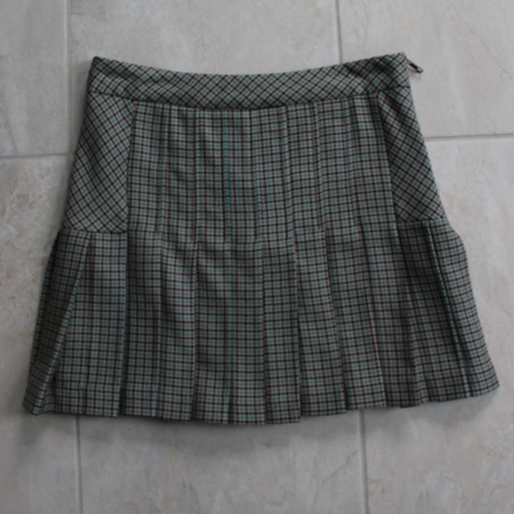 L.A.M.B. by Gwen Stefani Wool Pleated Skirt